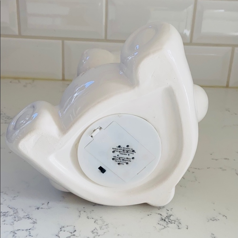Lila & Jack White Ceramic Bear Cordless Lamp - Picture 8 of 15